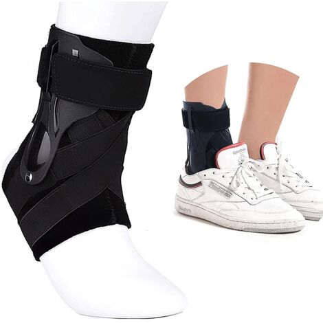 1 Paire-attelle  (m) Cheville Entorse, Chevillre Sport Avec Panneau Pe, Ajustable Bandage Cheville Pour Les Entorses De La Cheville, Larthrite, Le