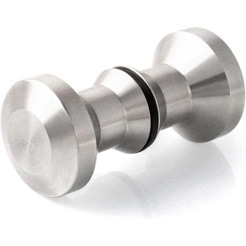 1 paire Bouton de porte, Porte de Douche Poignées pour Salle de Bain, Cuisine, Maison, Bureau, Hôtel, inox