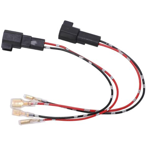 1 paire connecteur faisceau auto haut-parleur 12V ABS, adaptateur câble porte voiture, fiche mâle femelle, haut-parleur de voiture, connecteur rapide, 2 broches.