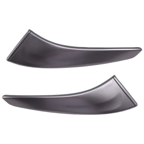 1 paire Couleur : Gris argenté Matériau : Plastique Panneau de garniture de poignée intérieure de porte gauche + droite 8