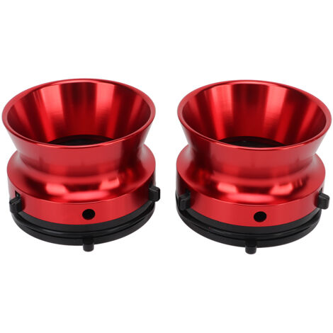 1 paire d'adaptateur de moyeu Nab en alliage d'aluminium poli, ouvre-porte de 10 pouces, dispositif de chargement universel rouge