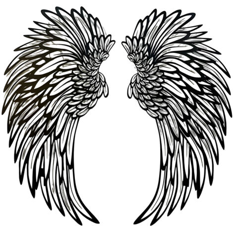 1 Paire d'Ailes d'Ange en Métal, Sculpture Murale Décorative pour Salon
