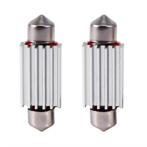 1 Paire de 39mm 3014 30 LED Ampoules Plafonnier Intérieur Voiture 12V Blanc