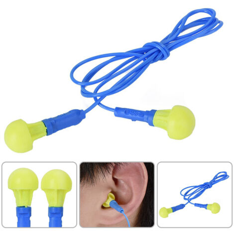 1 Paire de Bouchons d'Oreilles Anti-Bruit Confortables en Mousse Douce pour Dormir
