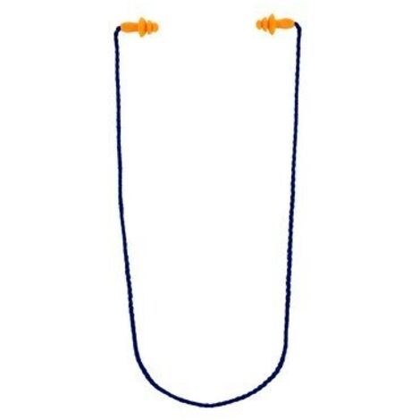1 Paire de bouchons d'oreilles réutilisables avec cordelette et boîte de rangement SNR 26 DB