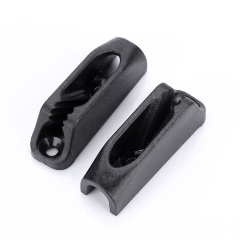 1 Paire de Boucle de Cordage en Plastique Noir pour Kayak Canoë Bateau à Rames