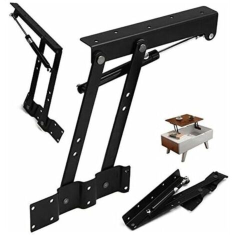 1 paire de charnières à ressort pour table basse avec mécanisme de levage pneumatique pour table basse