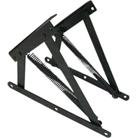 1 paire de charnières inférieures, canapé-lit, compartiment de rangement, charnière de levage, mécanisme à ressort pour chaise pliante et sommier inclinable à charnière et boîte à ressorts