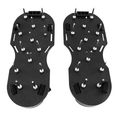1 Paire de Chaussures à Clous pour Aération et Scarification de Pelouse