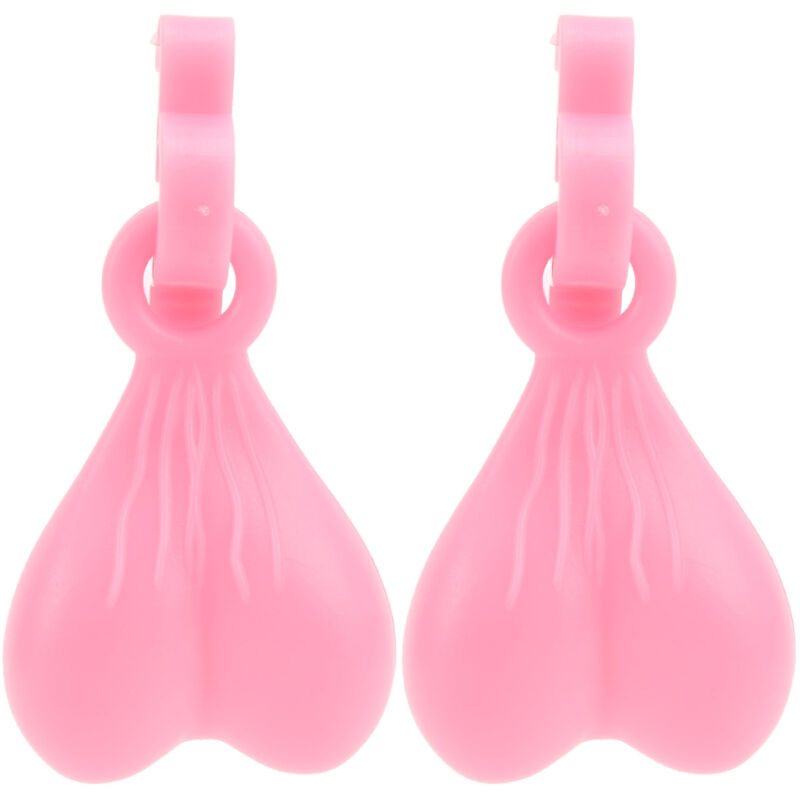 1 Paire de Clips Chaussures Lumineux Rose - Charm Chaussure Décorative Brillant dans le Noir - Cadeau Anniversaire Hommes Femmes Enfants