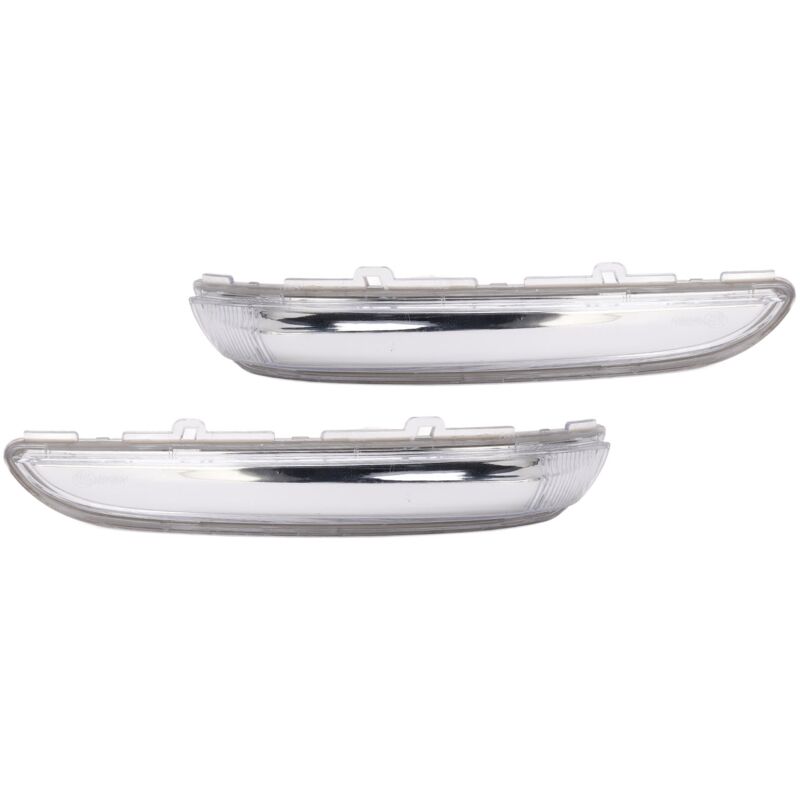 Debuns - 1 paire de coques de clignotant de rétroviseur 9814464680, lentille de clignotant de rétroviseur extérieur pour 208 (2012 à 2019),de
