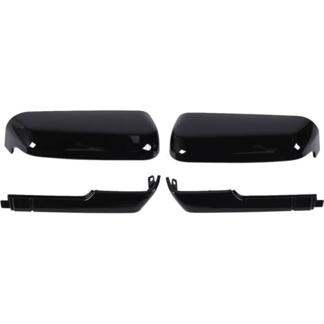 1 paire de coques de rétroviseur de remorquage 84468910 Noir brillant, résistantes aux rayures, à clipser sur le dessus et les côtés, pour modèles 2500HD et 3500HD de 2020 à 2023