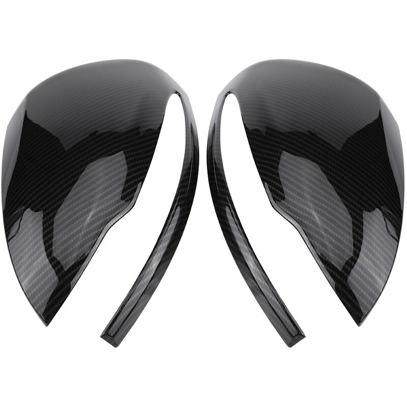 1 paire de coques de rétroviseur en fibre de carbone pour Mercedes Benz c/e/glc/s classe W205 W213 X253 W222