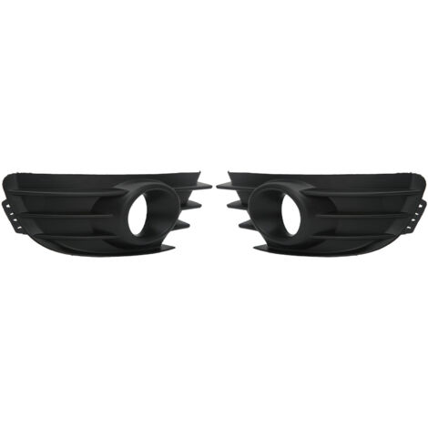 1 Paire de Couvercles de Calandre Antibrouillard, Calandre de Pare-chocs Avant Antibrouillard Noir pour Citroen C4 2004‑2008