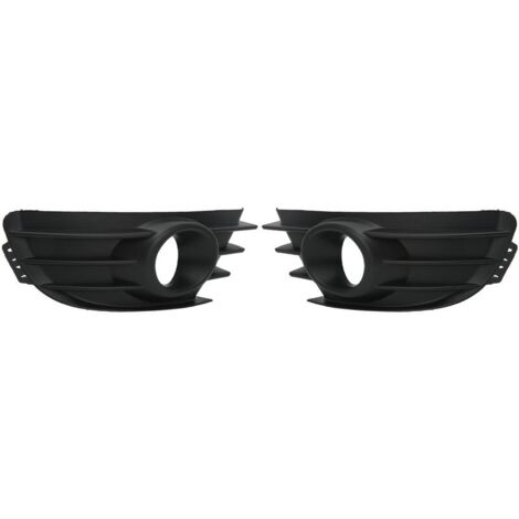 1 Paire de Couvercles de Calandre Antibrouillard, Calandre de Pare-chocs Avant Antibrouillard Noir pour Citroen C4 2004‑2008