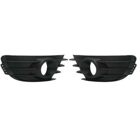 1 Paire de Couvercles de Calandre Antibrouillard, Calandre de Pare-chocs Avant Antibrouillard Noir pour Citroen C4 2004‑2008