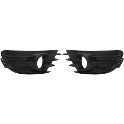1 Paire de Couvercles de Calandre Antibrouillard, Calandre de Pare-chocs Avant Antibrouillard Noir pour Citroen C4 2004‑2008