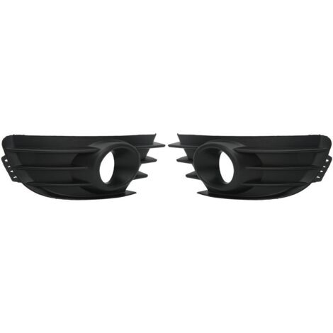 1 Paire de Couvercles de Calandre Antibrouillard, Calandre de Pare-chocs Avant Antibrouillard Noir pour Citroen C4 2004‑2008