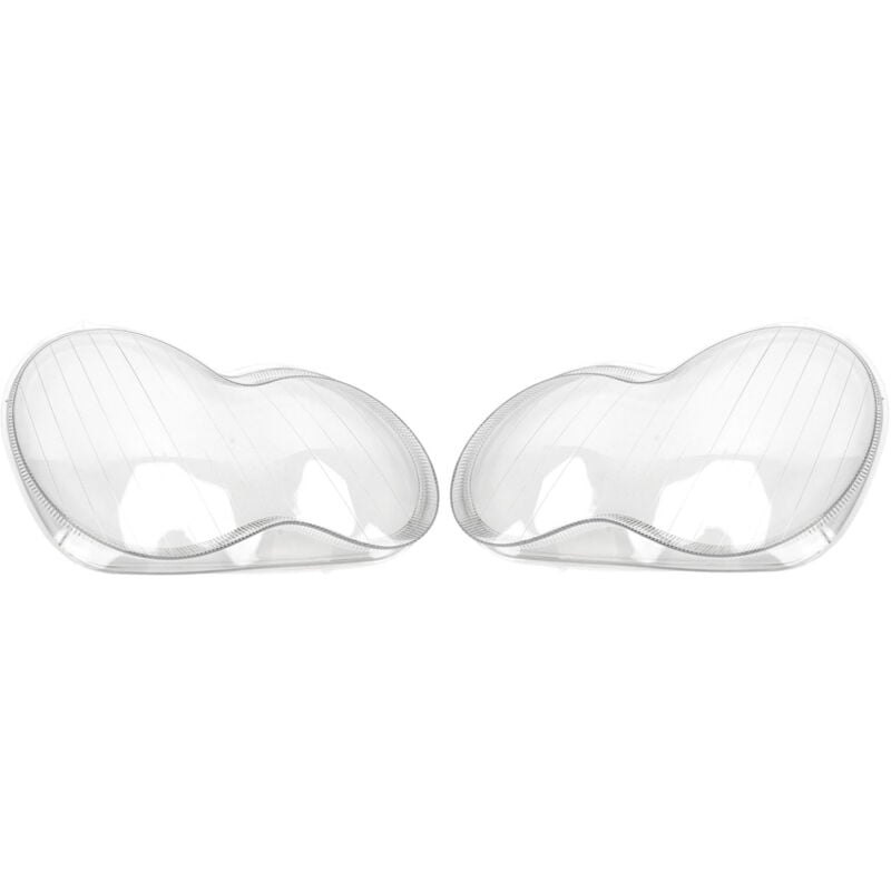 1 paire de couvercles de lentille de phare transparent, haute visibilité, couvercle de lentille de phare avant gauche droit de remplacement pour Benz