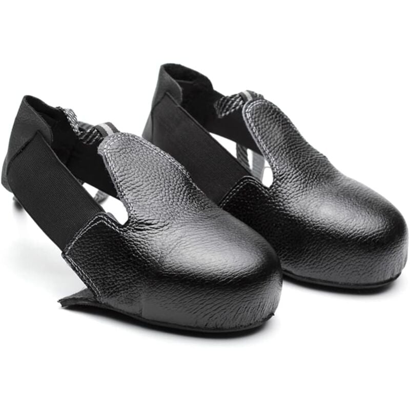 1 paire de couvre-chaussures de sécurité avec bout en acier - Universels SLabor avec sangle réglable pour le lieu de travail industriel