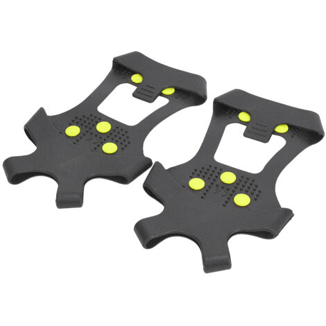 1 Paire de Crampons Universels 10 Pointes Antidérapants pour Chaussures Randonnée Escalade Taille 39-42