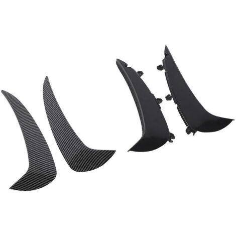 1 paire de déflecteurs d'air de pare-chocs arrière, garniture de fente latérale gauche/droite, remplacement de spoiler de ventilation arrière pour voiture.