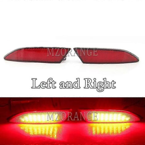 1 paire de feux arrière à LED pour Ford Focus 3 2012 2013 2014 Berline et Hatchback, feu stop, feu de freinage, réflecteur antibrouillard, accessoires auto --