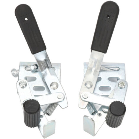 1 Paire de Freins à Main pour Fauteuil Roulant, Accessoires Professionnels en Acier avec Fixation par Vis Latérale