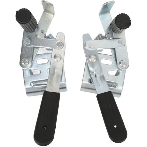 1 Paire de Freins Latéraux pour Fauteuil Roulant, Système de Freinage en Acier Inoxydable avec Installation par Vis