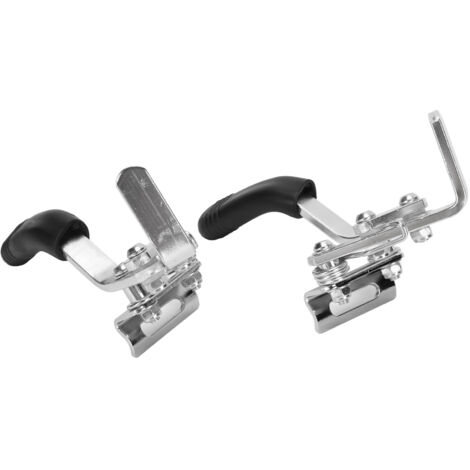 1 Paire de Freins Manuels Latéraux pour Fauteuil Roulant, Léger Alliage d'Aluminium, Montage Simple et Réponse Rapide