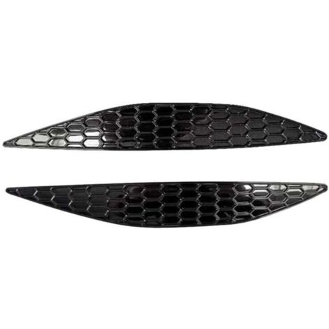 1 Paire de Garnitures Couverture Feu Antibrouillard ArrièRe en Nid D'Abeille pour Golf 7 MK7 2014-2018 Autocollants Bandes Pare-Chocs Barre