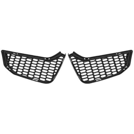 1 paire de grilles inférieures de pare-chocs avant pour BMW M3 M4 F80 F82 F83 - Noir