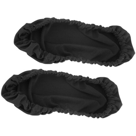 1 Paire de Housses Amovibles pour Accoudoirs de Chaise, Élastique, Protecteur Noir pour Fauteuil de Bureau
