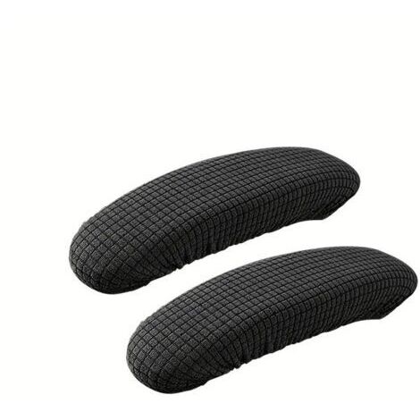 1 paire de housses d'accoudoirs de chaise de bureau, extensibles, résistantes à l'eau, extensibles, pour chaise de bureau, chaise de jeu, faciles à installer et à nettoyer, confortables
