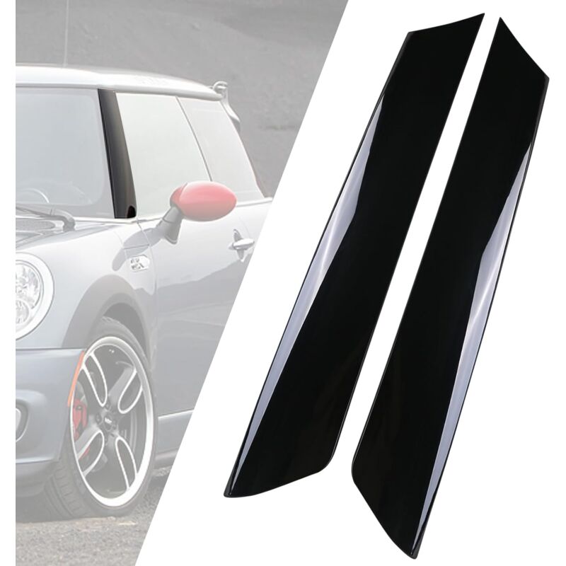 1 paire de moulures pour pare-brise, avant gauche, côté conducteur, compatible avec Mini Cooper R50 R52 R53 remplace les accessoires de fenêtre