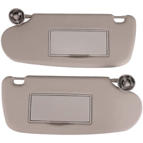 1 paire de pare-soleil de voiture avec miroir de courtoisie 1902167 pour--