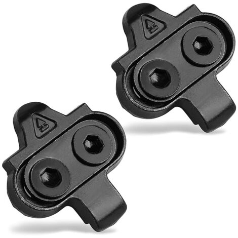 1 paire de pédales SPD auto-bloquantes SPD - Pédales sans clip - Compatibles avec VTT - Pour hommes et femmes - Avec une clé