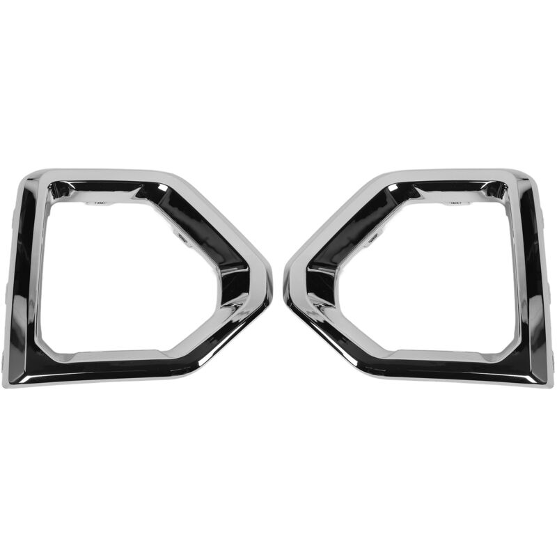 1 paire de phares antibrouillard chromés applicables aux lunettes 84176753 gauche droite, couvercle de lunette extérieure de remplacement pour Sierra