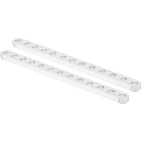 1 Paire de poutres plates 13 trous 4x8x104mm pour structure robotique, accessoire pièce 3102‑0009‑0104