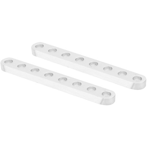 1 Paire de Poutres Plates Robotiques Structure 8 Trous 3102‑0008‑0064 Dimensions 4x8x64mm