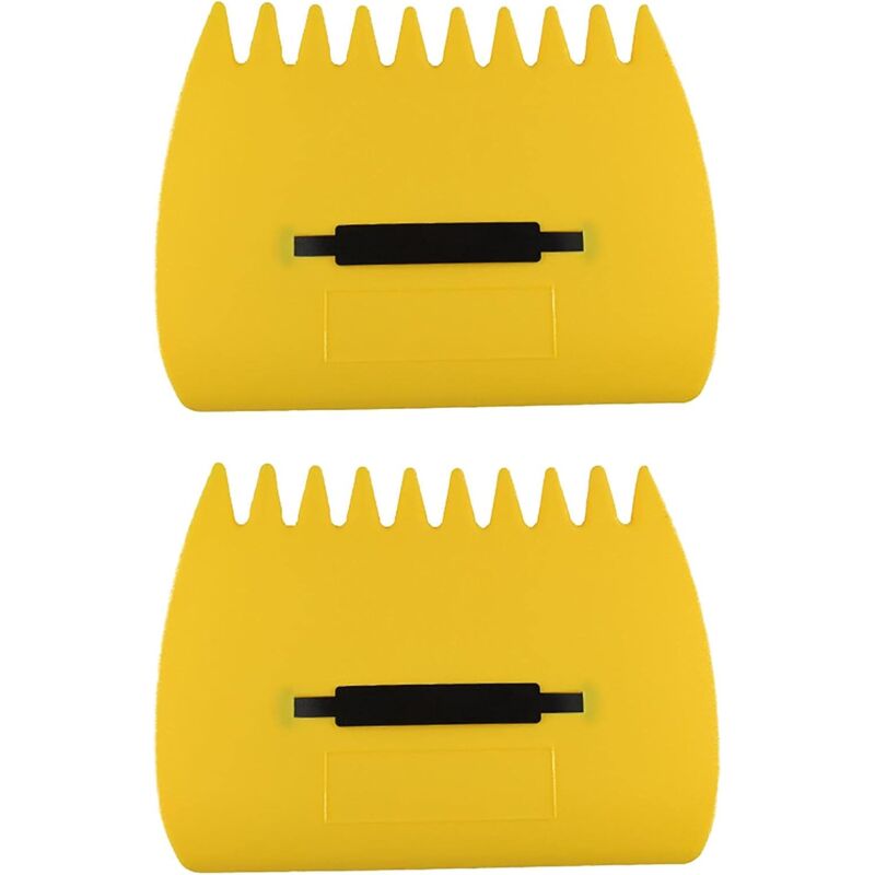 1 paire de râteaux à main de cuillères à feuilles de jardin, multi-usage de grande taille pour les feuilles, le ramassage de la pelouse et des