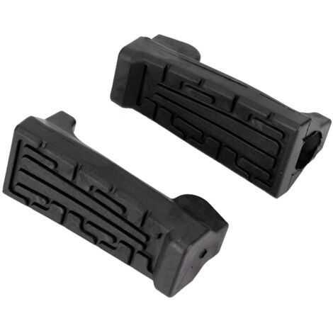 1 paire de repose-pieds avant en caoutchouc compatibles avec Yamaha YBR 125