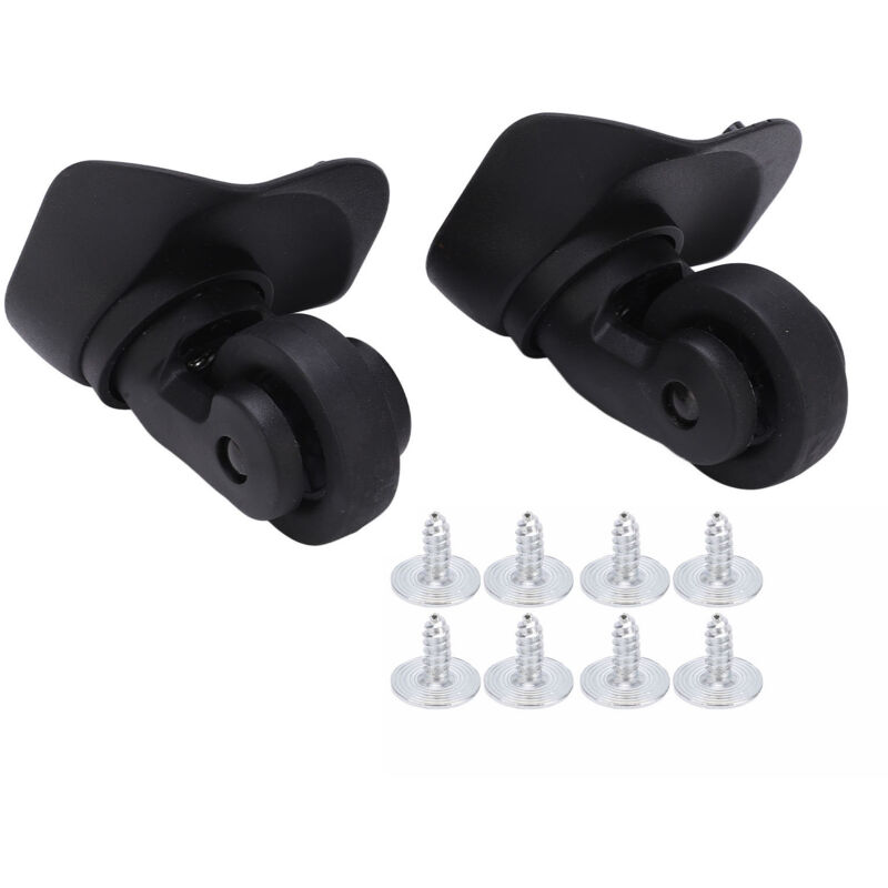Ineasicer - 1 paire de roues de remplacement pour bagages A23 Roue pivotante pour valise Roues de roulettes de réparation Pièces détachées