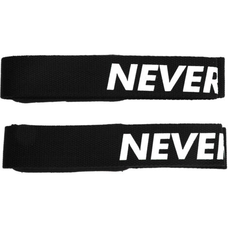 1 Paire de Sangles de Levage pour Powerlifting et Deadlift - Fitness et Musculation Noir