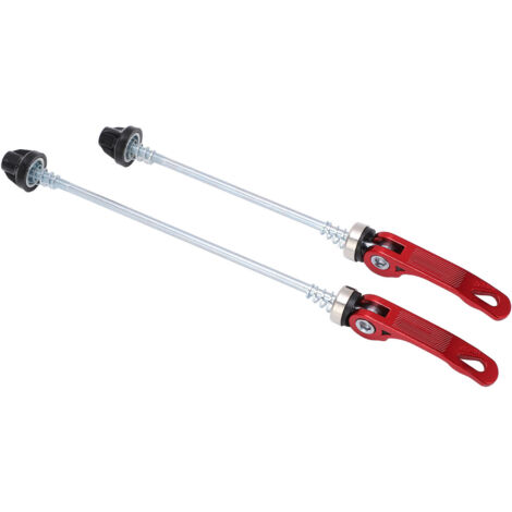 1 Paire de Serrage Rapide Vélo pour Roues Avant et Arrière, Outil Cyclisme Rouge