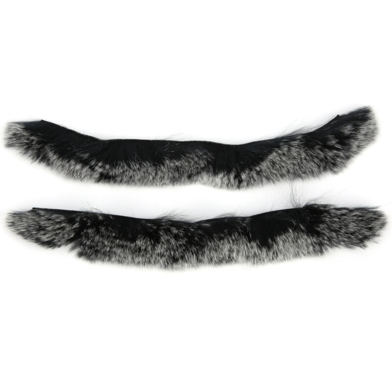 1 Paire de Silencieux en Fourrure de Lapin pour Arc Traditionnel, Accessoires de Tir à l'Arc