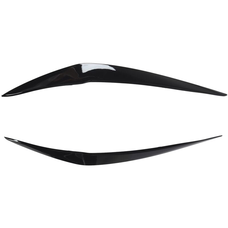 YB - Jeffergarden 1 paire de sourcils de phare avant gauche droit, garniture de couverture de paupière adaptée à la série 1 F20 Facelift 2015 à 2019,