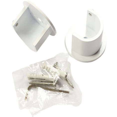 1 Paire de support de naissance tringle ø28 Coloris - Blanc