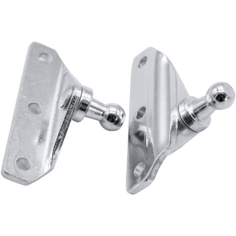 1 paire de supports à rotule pour vérins à gaz/ressorts d'amortisseur pour acier de 10 mm