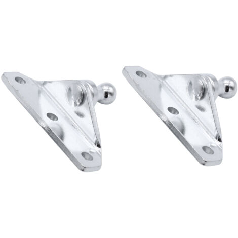1 paire de supports de goujon à rotule pour ressorts de vérin à gaz/de jambe de force pour acier de 10 mm